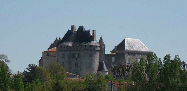 Vue générale du château